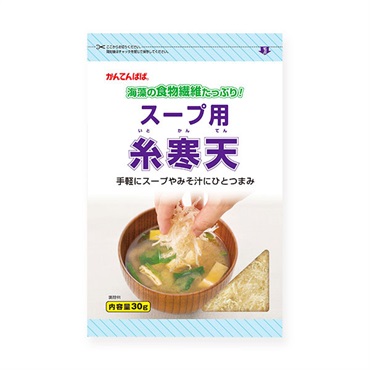 伊那食品 スープ用糸寒天 30g