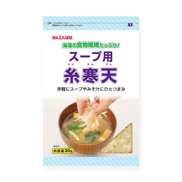 伊那食品 スープ用糸寒天 30g