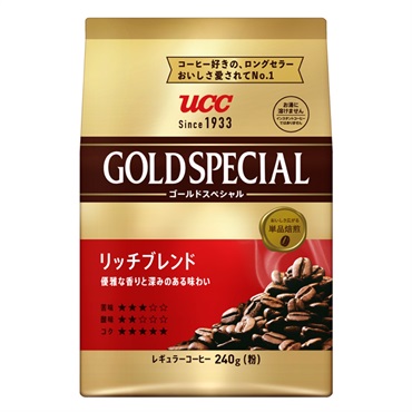 UCC上島珈琲 ゴールドスペシャル リッチブレンド 240g（粉）