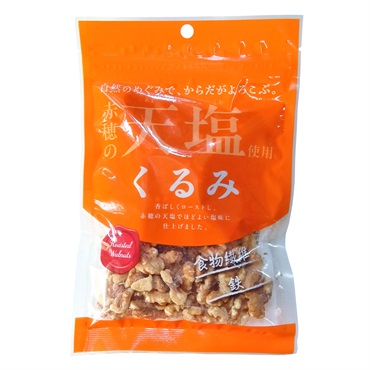 稲葉ピーナツ 赤穂の甘塩使用 くるみ 80g