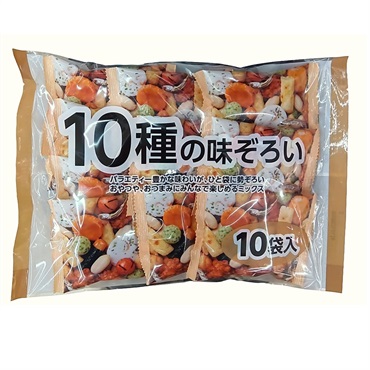 稲葉ピーナツ 10種の味ぞろい 20g×10袋入
