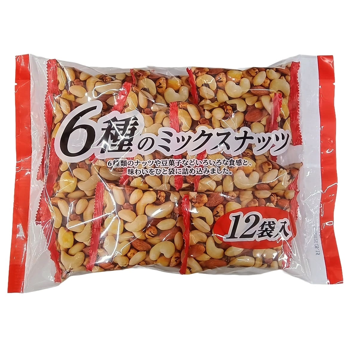 稲葉ピーナツ 6種のミックスナッツ 12袋入（228g）