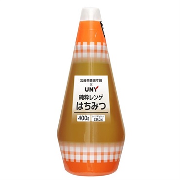 加藤美蜂園本舗×UNY 純粋レンゲはちみつ 400g