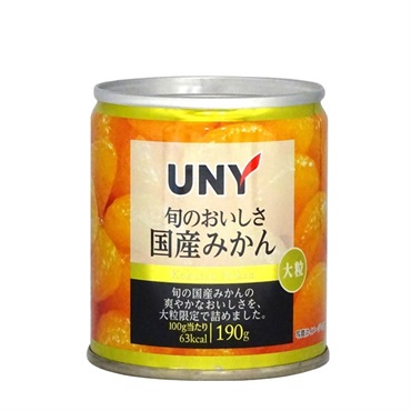 UNY 旬のおいしさ国産みかん 190g