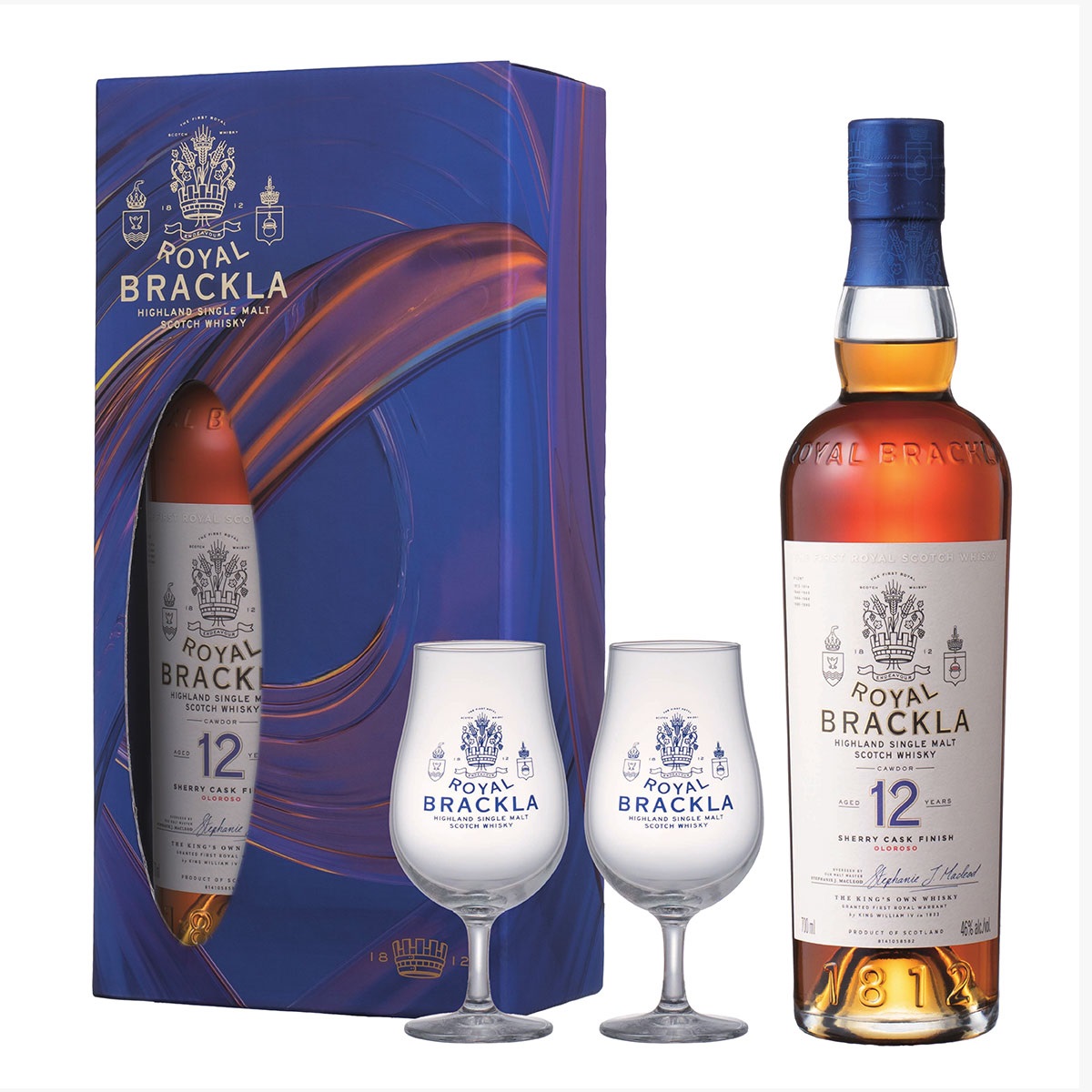 【数量限定】ロイヤル・ブラックラ12年 700ml オリジナルテイスティンググラス（2脚）付