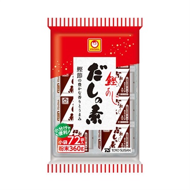 東洋水産 だしの素鰹あじ 個袋粉末 5g×72袋入　【合計5500円(税込)以上で送料100円対象品】