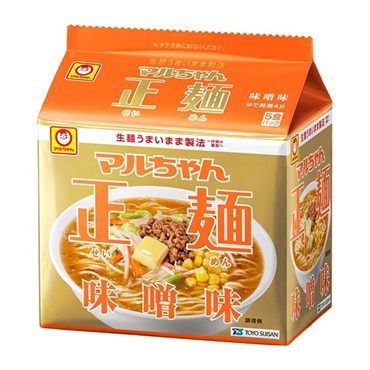 東洋水産 マルちゃん正麺 味噌味 5食パック （108g×5食入）