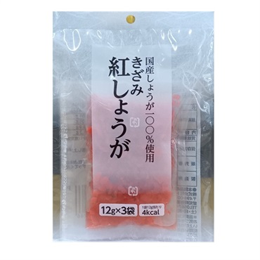 トーカン 国産きざみ紅しょうが 12g×3袋