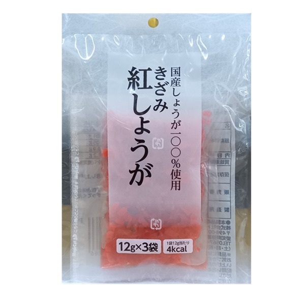 トーカン 国産きざみ紅しょうが 12g×3袋