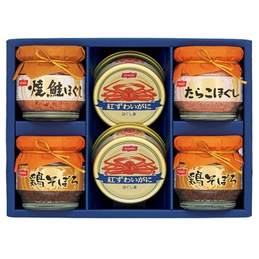 ニッスイ 紅ずわいがに缶詰 瓶詰詰合せ BK-30C