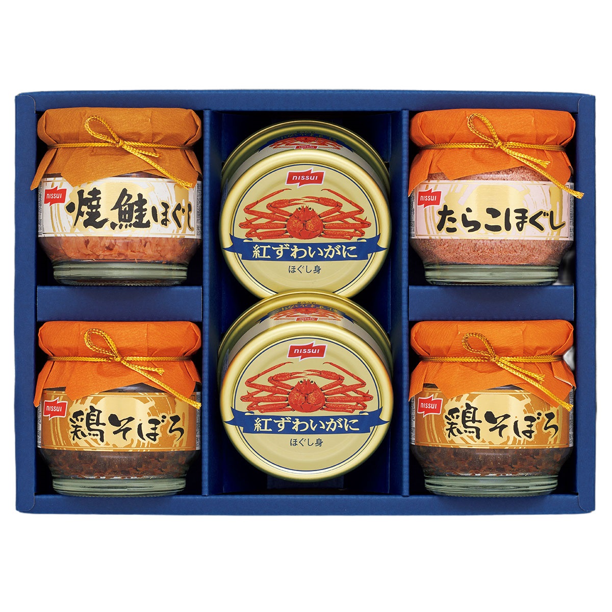 ニッスイ 紅ずわいがに缶詰 瓶詰詰合せ BK-30C