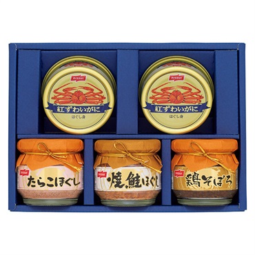 ニッスイ 紅ずわいがに缶詰・瓶詰詰合せ BK-30D