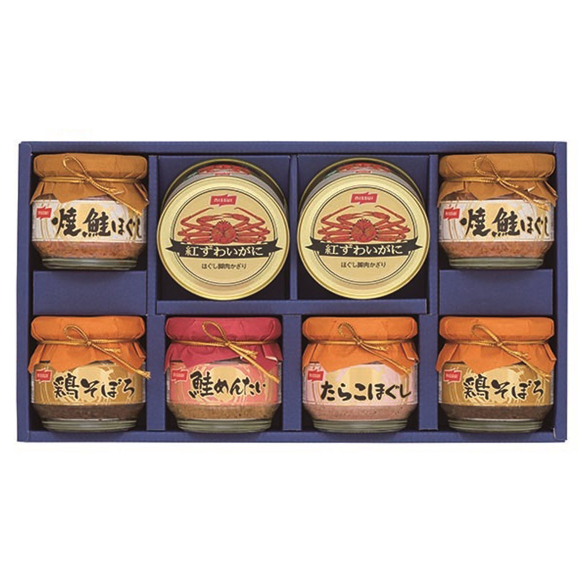 ニッスイ 紅ずわいがに缶詰・瓶詰詰合せ BK-50D