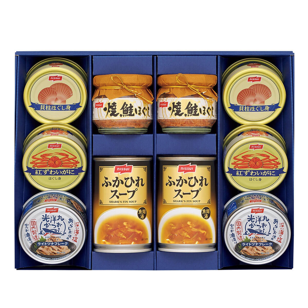 ニッスイ 水産缶詰・鮭瓶・ふかひれスープ缶詰詰合せ UA-60D