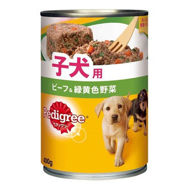 ペディグリー　子犬用　ビーフ&緑黄色野菜　400g