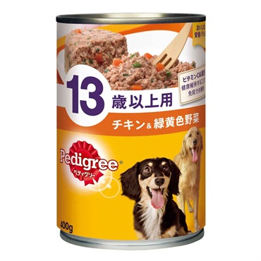 ペディグリー　13歳以上用　チキン&緑黄色野菜　400g