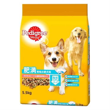 ペディグリー　肥満気味の愛犬用　ささみ&ビーフ&緑黄色野菜入り　5.5kg