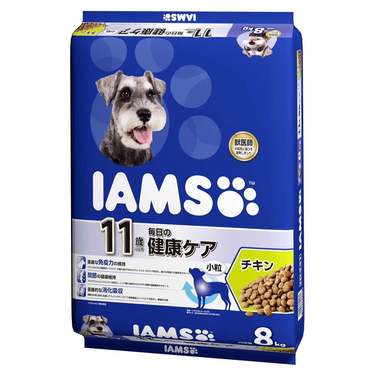アイムス　11歳以上用　毎日の健康ケア　チキン　小粒　8kg