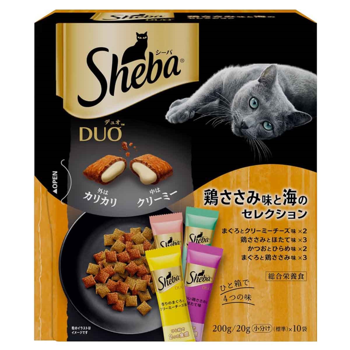 シーバ　デュオ　鶏ささみ味と海のセレクション　200g