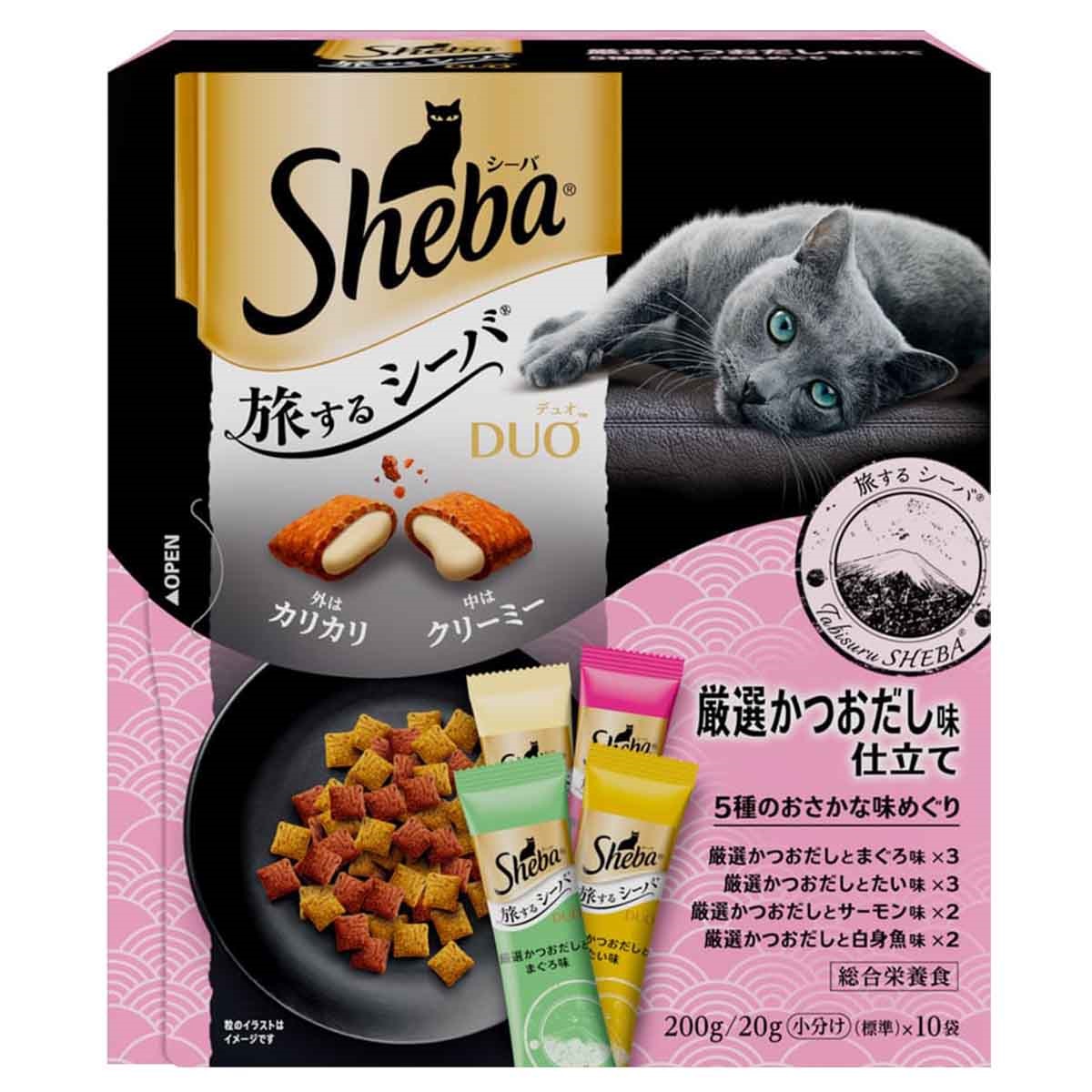 シーバ　デュオ　旅するシーバ　厳選かつおだし味仕立て　5種のおさかな味めぐり　200g