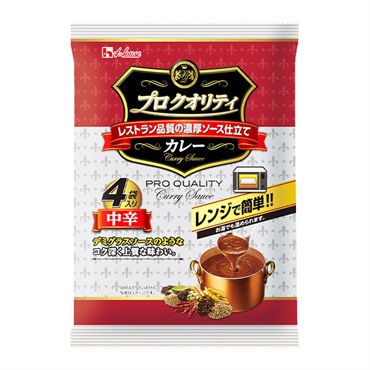 プロクオリティ ビーフカレー 中辛 170g×4袋入