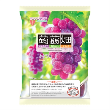 マンナンライフ 蒟蒻畑 ぶどう味 10個入