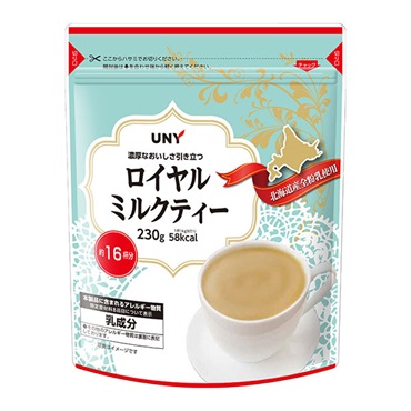 名糖産業 UNY ロイヤルミルクティー 230g 約16杯分