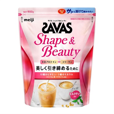 ザバス シェイプ&ビューティ ミルクティー風味 900g
