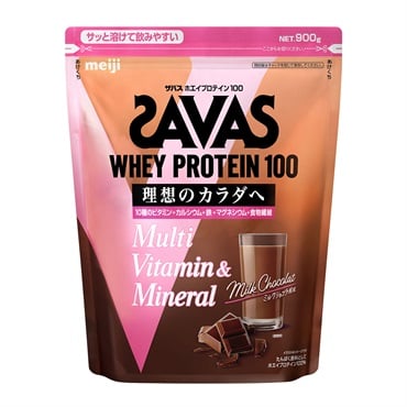 ザバス ホエイプロテイン100 マルチビタミン&ミネラル ミルクショコラ風味 900g