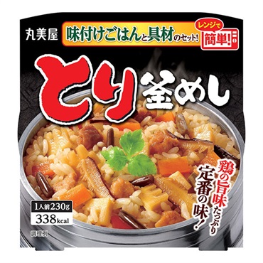 丸美屋 とり釜めし 味付けごはん付き 1人前 230g入り