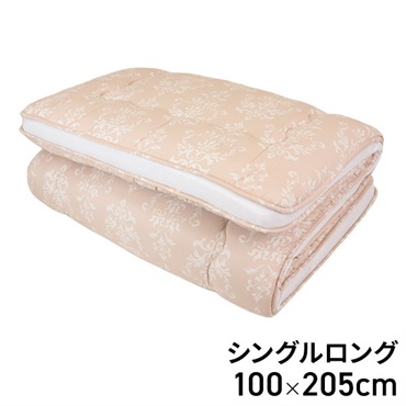 マチ付ボリューム敷ふとん 100×205cm ベージュ