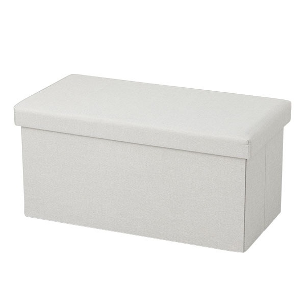 座れる収納ＢＯＸ  ３０ｘ３０ｘ６０ｃｍ　グレー