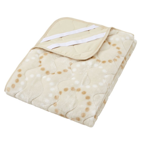 ふっくらボリューム敷パッド ベージュ 100×205cm