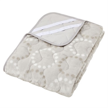 ふっくらボリューム敷パッド グレー 100×205cm