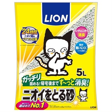 LION　ニオイをとる砂　５L