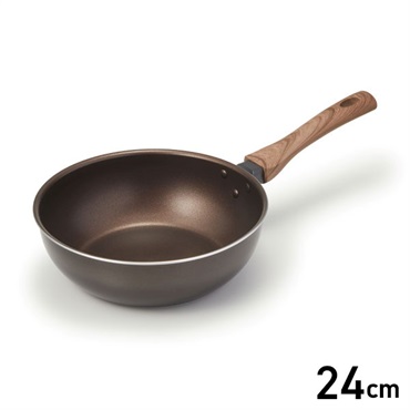 【IH対応】軽さとハンドルにこだわった 軽くて持ちやすいディープパン24cm