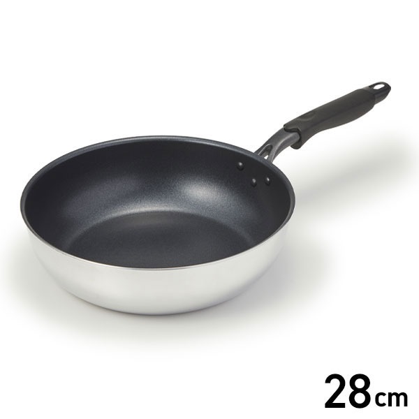 【IH対応】この深さが使いやすい ちょっと深めの長持ちいため鍋28cm