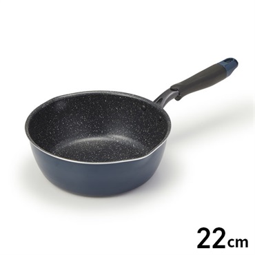 【IH対応】鍋としても使えて用途が広がる すごく深いフライパン22cm