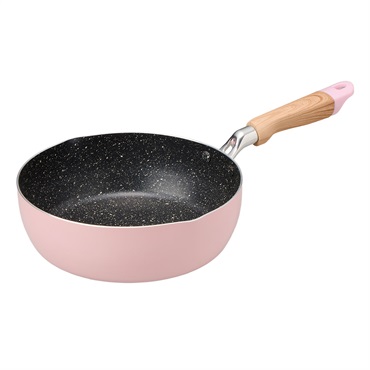 【IH対応】HOME MADE COOK　深型フライパン22cm　ブロッサムピンク