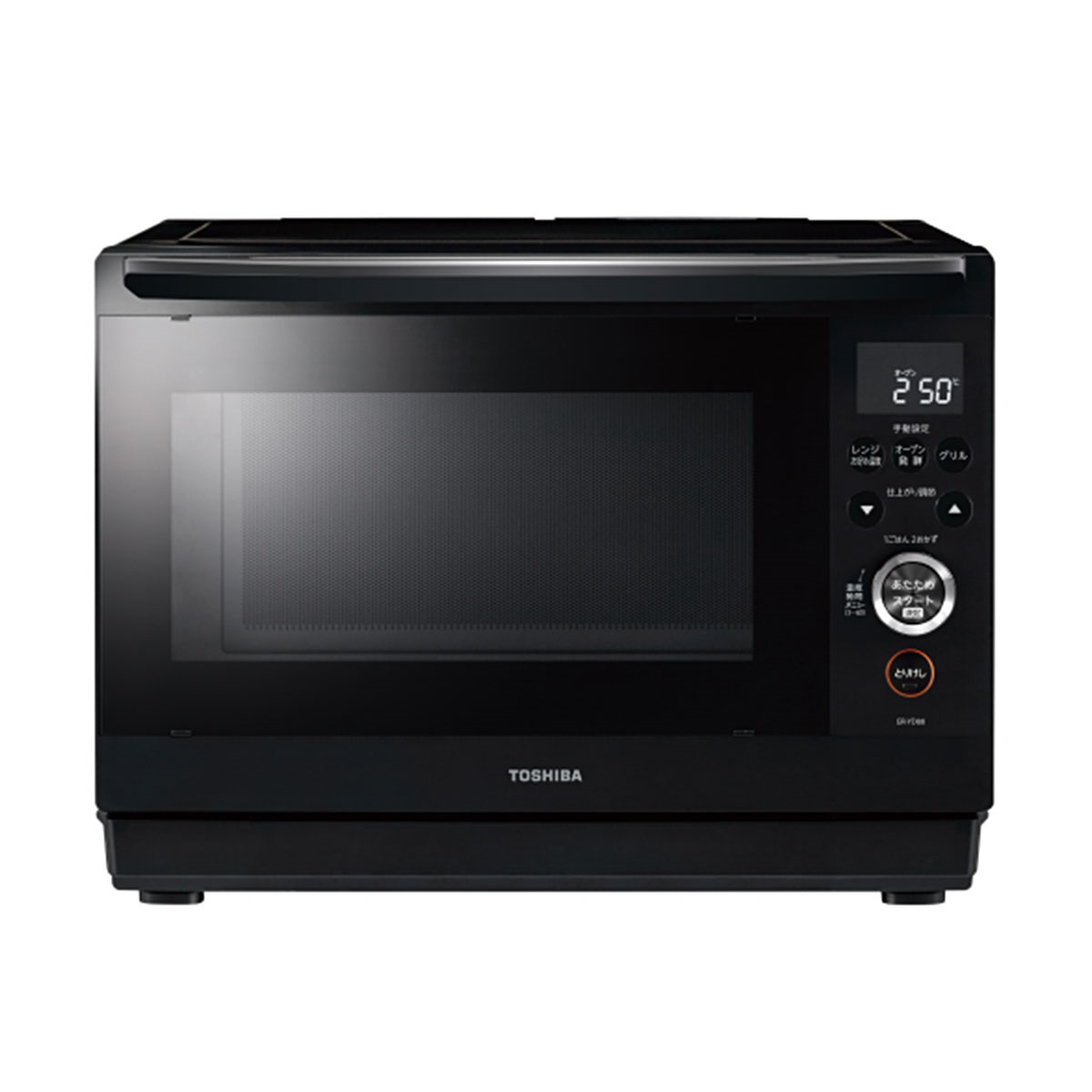 東芝 角皿式スチーム フラット庫内オーブンレンジ ER-YD80K｜アピタ