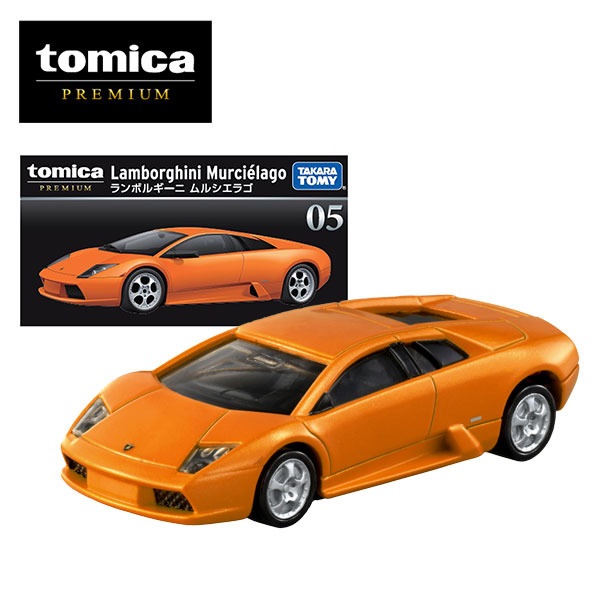 トミカプレミアム 05 ランボルギーニ ムルシエラゴ Lamborghini murcielago（橙）