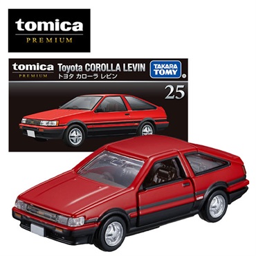 tomica PREMIUM 25 トヨタ カローラ レビン 赤