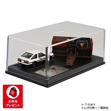 トミカプレミアムunlimited　STEERING　VIEW　頭文字D　AE86 トレノ （第1巻仕様）