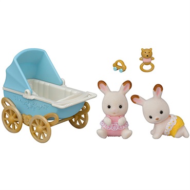 ショコラウサギのふたごちゃん家具セット