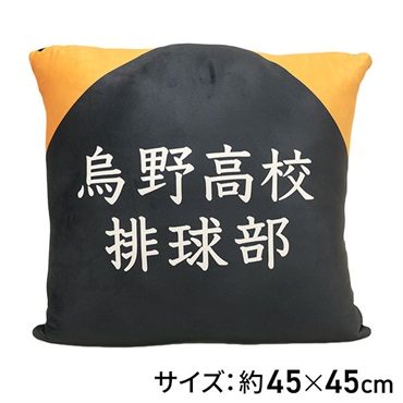 ハイキュークッション　烏野