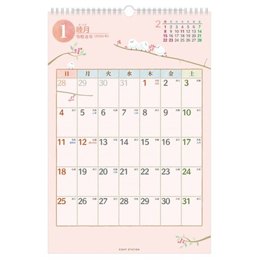 トライエックス　カレンダー　和ほんのりカレンダー　ＣＬー６４７