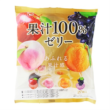 エースベーカリー 果汁100％ゼリー 27個入