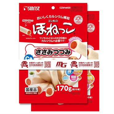 サンライズ　ゴン太のほねっこ　ささみつつみ　170g（約10本）×2P