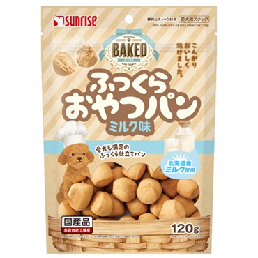 【訳あり大特価】BAKED ふっくらおやつパン ミルク味 120g