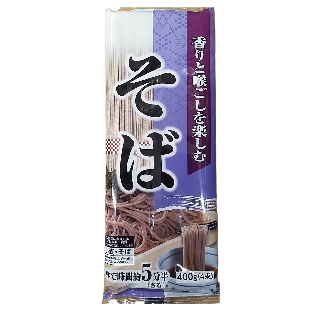 高尾製粉 香りと喉ごしを楽しむ そば 400g（5束）